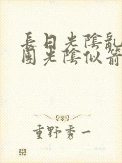 长日光阴乱作一团光阴似箭时渺