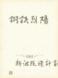 钢铁烈阳封面