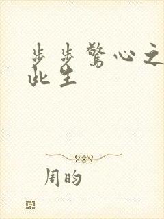 步步惊心之禛曦此生封面