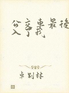 公交车最后一排入了我