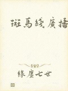 斑马线广播剧