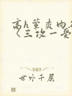 高h荤爽肉欲文〈三攻一受