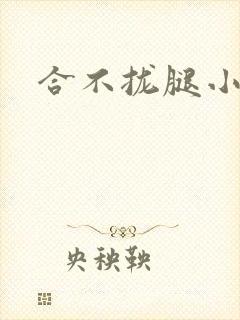 合不拢腿小说