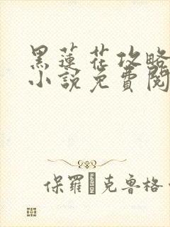 黑莲花攻略手册小说免费阅读全文