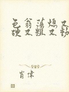 色翁荡熄又大又硬又粗又动态图
