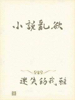 小说乱欲封面