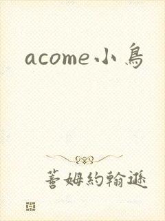 acome小鸟