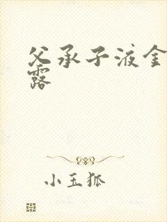 父承子液金银花露封面