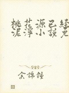 桃花源已经一片泥泞小说免费封面
