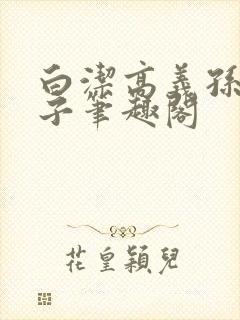 白洁高义孙倩东子笔趣阁封面