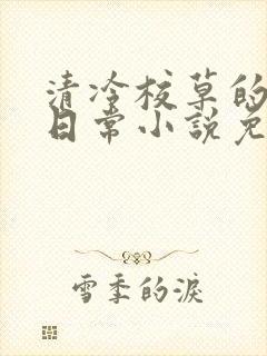 清冷校草的堕落日常小说免费阅读