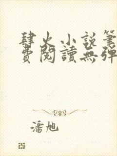 肆火小说笔趣免费阅读无弹窗封面