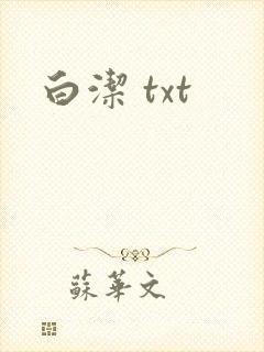 白洁 txt