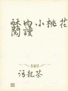 酥肉小桃花全文阅读