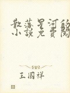 散落星河的记忆小说免费阅读全文封面