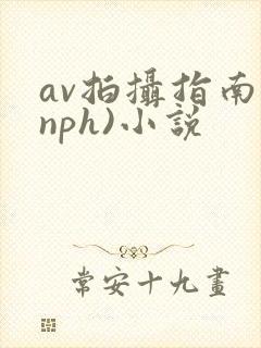 av拍摄指南(nph)小说