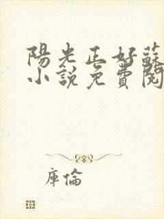 阳光正好苏玥玥小说免费阅读