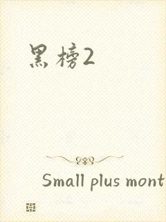 黑榜2封面