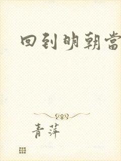 回到明朝当太子