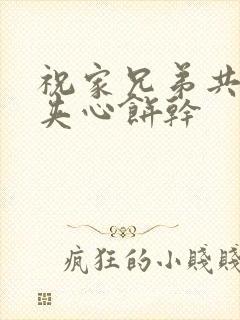 祝家兄弟共享后夹心饼干