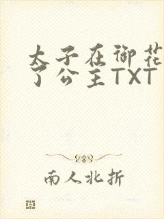 太子在御花园要了公主TXT