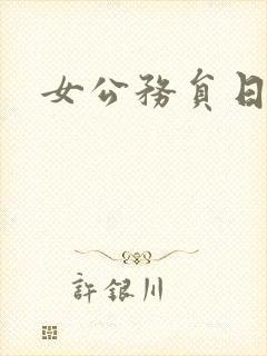 女公务员日记封面