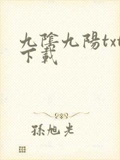 九阴九阳txt下载封面