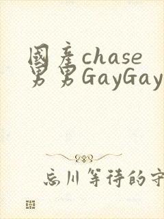 国产chase男男GayGay封面
