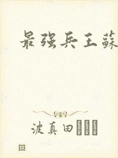 最强兵王苏锐封面