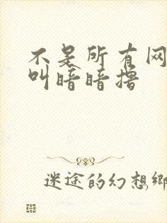 不是所有网站都叫暗暗撸