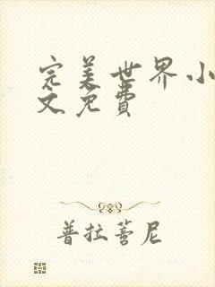 完美世界小说全文免费