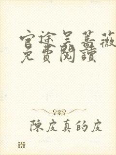 官途吴蔷薇全文免费阅读