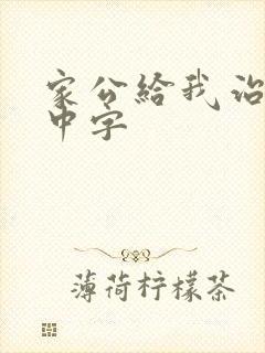 家公给我治疗5中字