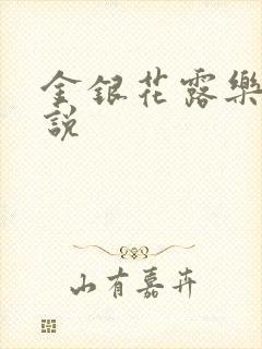 金银花露乐可小说封面
