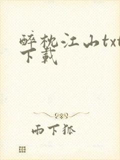 醉枕江山txt下载