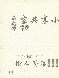 皇家共享小公主宁初