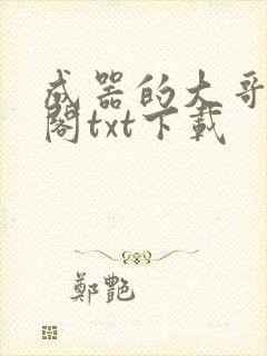 成器的大哥笔趣阁txt下载