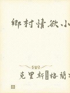 乡村情欲小说