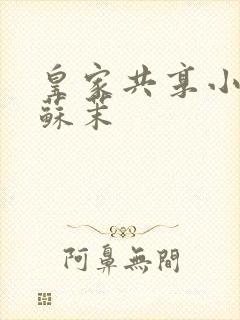 皇家共享小公主苏茉封面