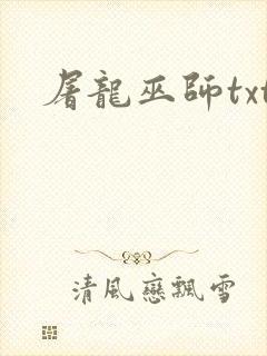 屠龙巫师txt封面