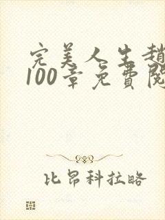 完美人生赵雅玉100章免费阅读