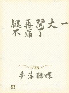 腿再开大一点就不痛了封面