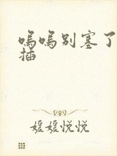 呜呜别塞了啊抽插
