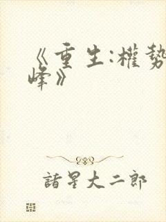 《重生:权势巅峰》
