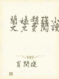 兰姨赵强小说全文免费阅读