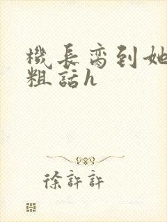 机长脔到她哭h粗话h封面