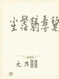 小学校长的幸福生活刘芳是谁封面