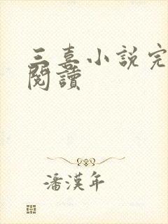 三喜小说完整版阅读封面