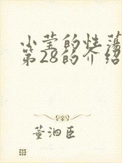 小莹的性荡生活第28的介绍