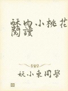 酥肉小桃花全文阅读